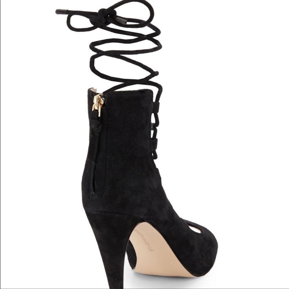 Saks Fifth Avenue Naylee Lace Up Pumps - Picture 4 of 7